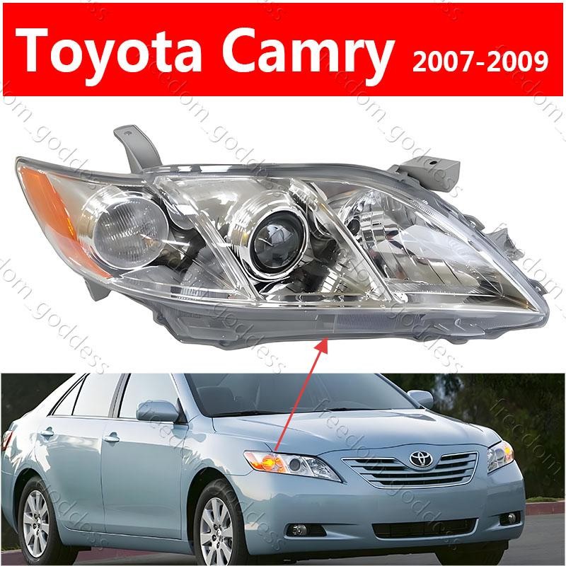 Toyota Camry Halogen lamp NO HID 2007-2009 HEAD LAMP  HEADLIGHT  LENS   HEADLAMP FRONT LIGHT MAIN LA