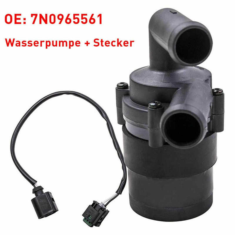 ปั๊มน้ําระบายความร้อนเสริมสําหรับ Audi Seat Skoda Tiguan Touran Golf 5 Passat CC 1K0965561เอ 7N09655