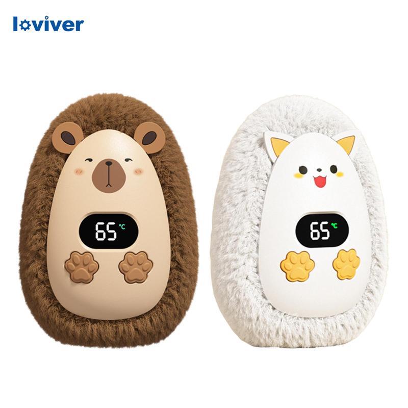 [Lowever] มืออุ่นพกพาสะดวก ทำความร้อนไว ในฤดูหนาว สบายสำหรับการตั้งแคมป์และตกปลา ใช้ได้ทั้งชายและหญิง