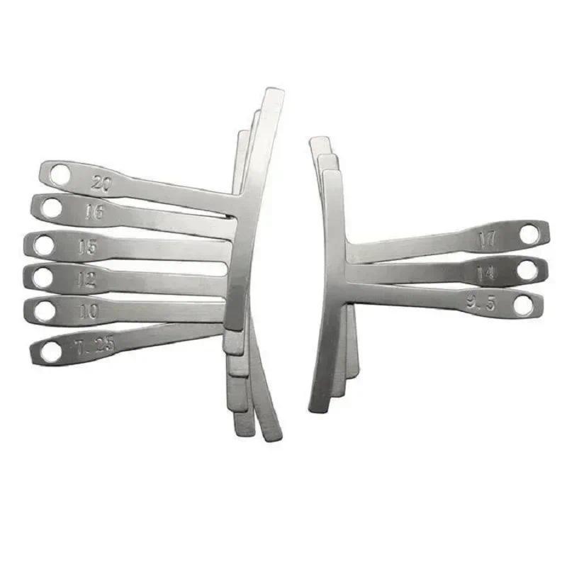 Q-X Music Store-9 ชิ้นชุดกีตาร์ไฟฟ้าไม้ Universal Arc ไม้บรรทัด T-Shaped Fretboard การวัดซ่อมเครื่อง