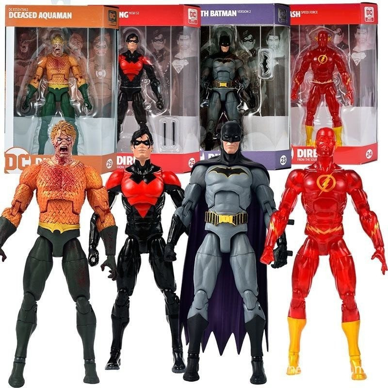 Mcfarland DCE Zombie Neptune Rebirth Batman Flash Nightwing 23.3 ซม.Action Figure H18X DHKB SZZX