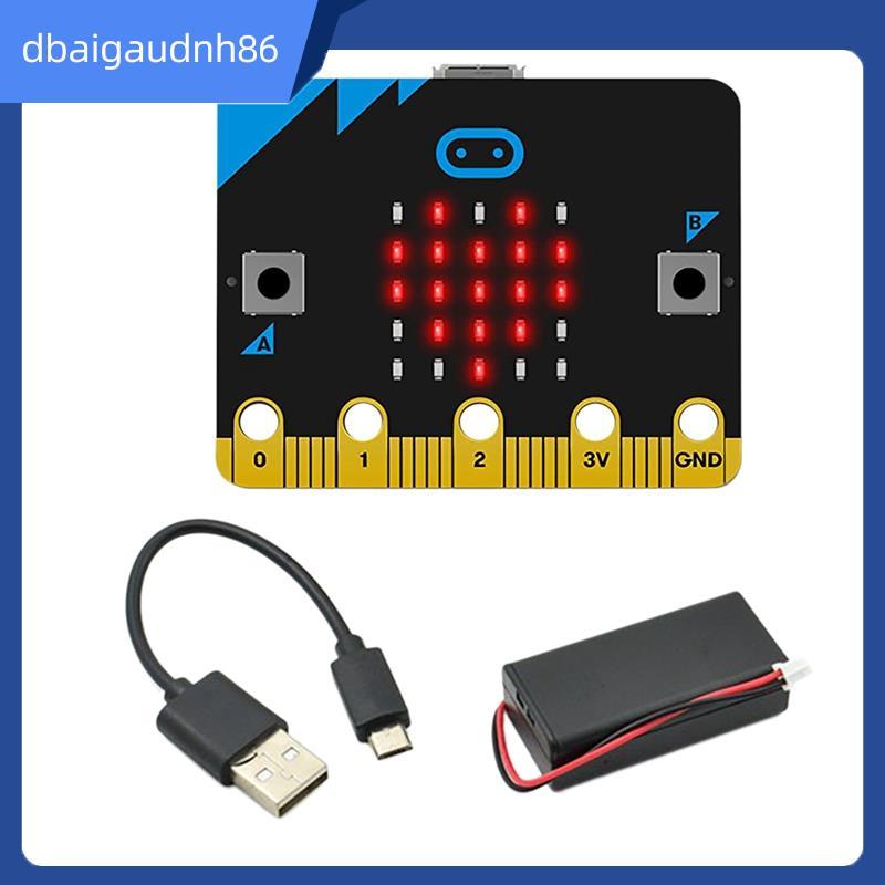 Micro:Bit V1.5 Development Board Micro:Bit Smart Car Kit/Qtruck/Python Education BBC Microbit หุ่นยน