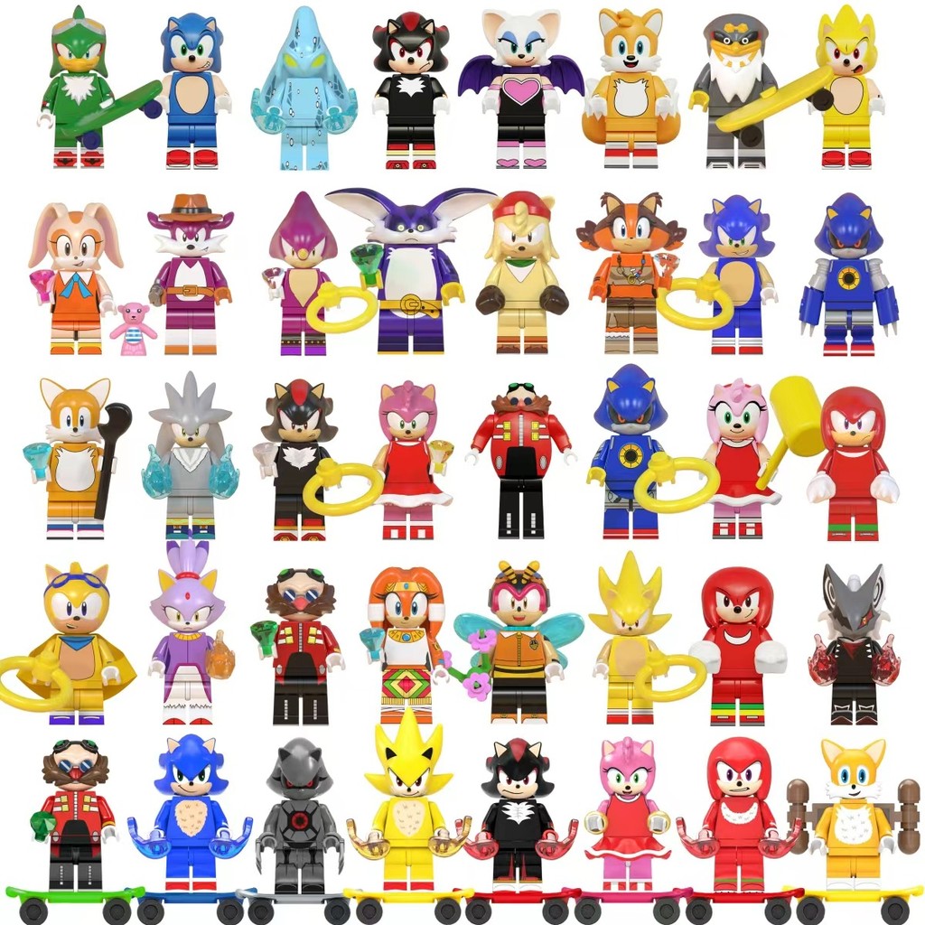 Sonic The Hedgehog Action Figure Super Sonic Nakkurusu Shadow Amy Rose Dr Eggman Rouge The Bat Sonic