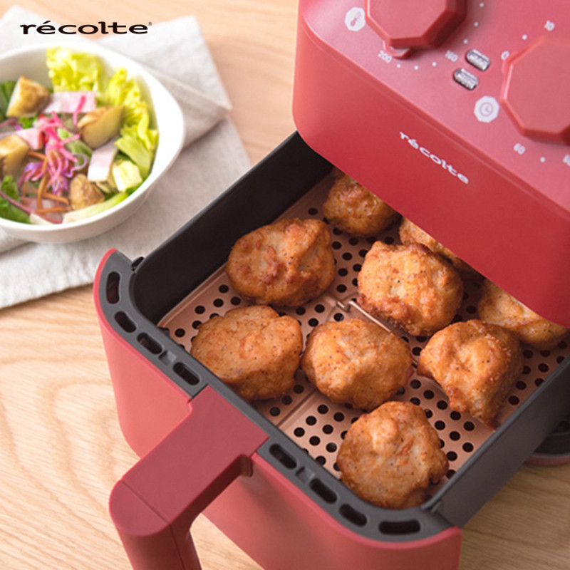 Japan recolte recolte เตาอบในครัวเรือนสไตล์ใหม่ All-in-One หม้อทอดไฟฟ้าขนาดเล็กมัลติฟังก์ชั่น Air Fr