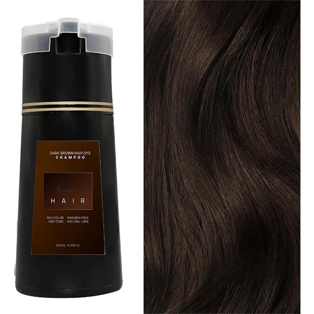 Nova Hair Dye Shampoo,Plant herbs Instant Dye Shampoo for Men & Women-Quick,Easy, and Safe Hair Colo