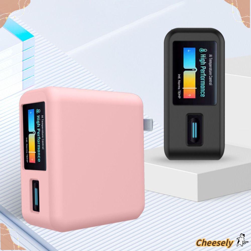 CHEESELY ป้องกัน, ซิลิโคนสีทึบกันฝุ่น, แบบพกพากันกระแทกนุ่มพกพาสําหรับ CUKTECH 10 Ultra GaN Charger 