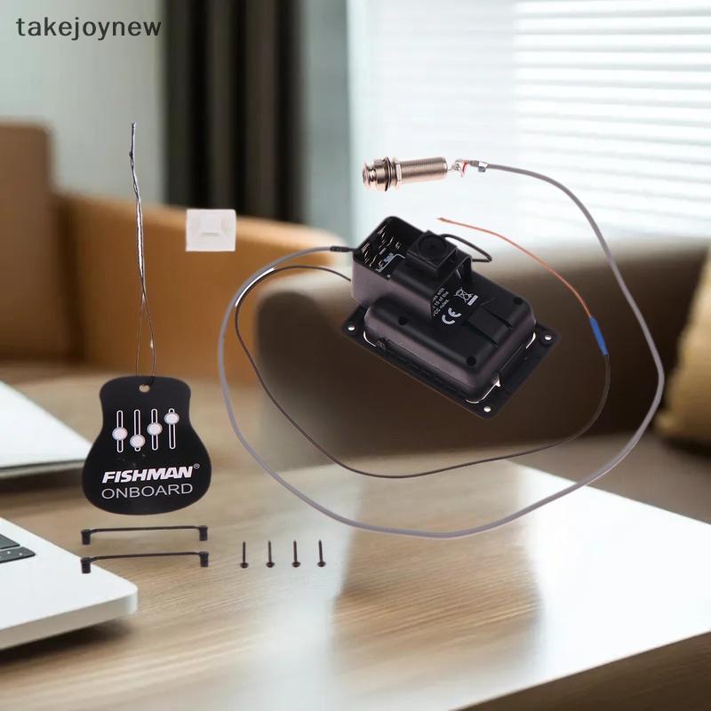 [takejoynew] 301 201 Fishman Acoustic Guitar Pickup กล่องไฟฟ้า Equalizer EQ Tuner Guitar Amplifier F