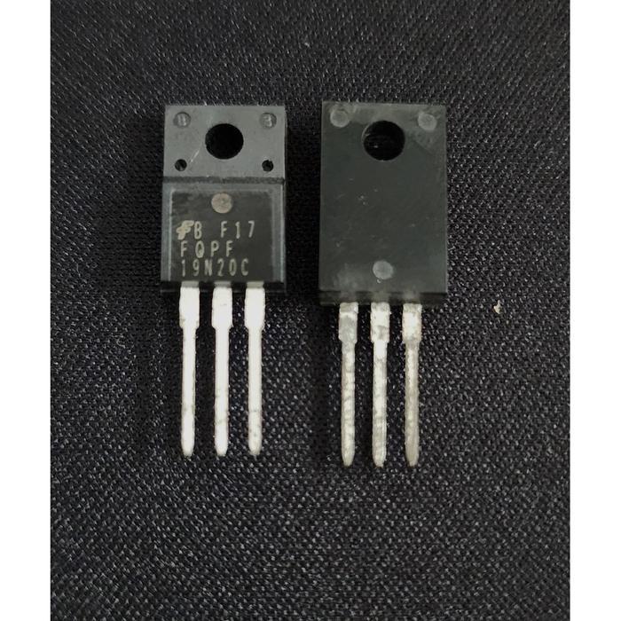 ทรานซิสเตอร์ FQPF19N20C 19N20 MOSFET N-Channel 200V 19A TO220F ...ELECTRON ELECTRON