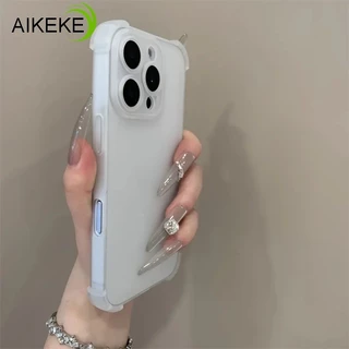 Ice Mist เคสโทรศัพท์สําหรับ OPPO A6 Pro A5 A5X A5i Pro Reno 14 14F 10 Pro Plus ค้นหา X9 Pro 5G 4G หรูหรา Matte ฝาหลังน่ารักธุรกิจ Simple Soft AirBag กันกระแทกปลอก