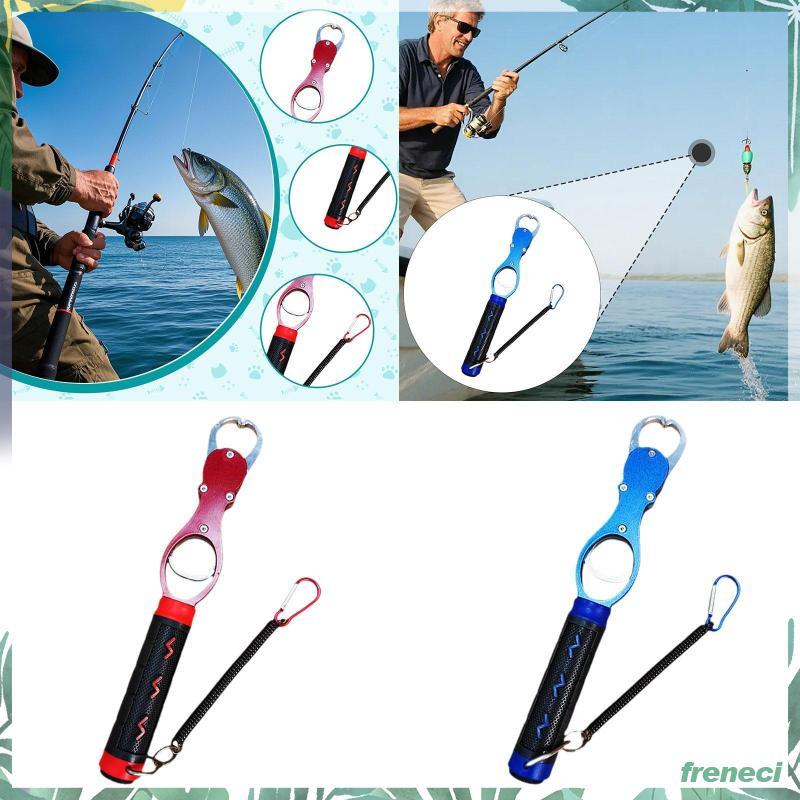 Freneci Fish Lip Gripper มาพร้อมเครื่องชั่งน้ำหนัก และด้ามจับกันลื่น สำหรับใช้งานในกิจกรรมตกปลา