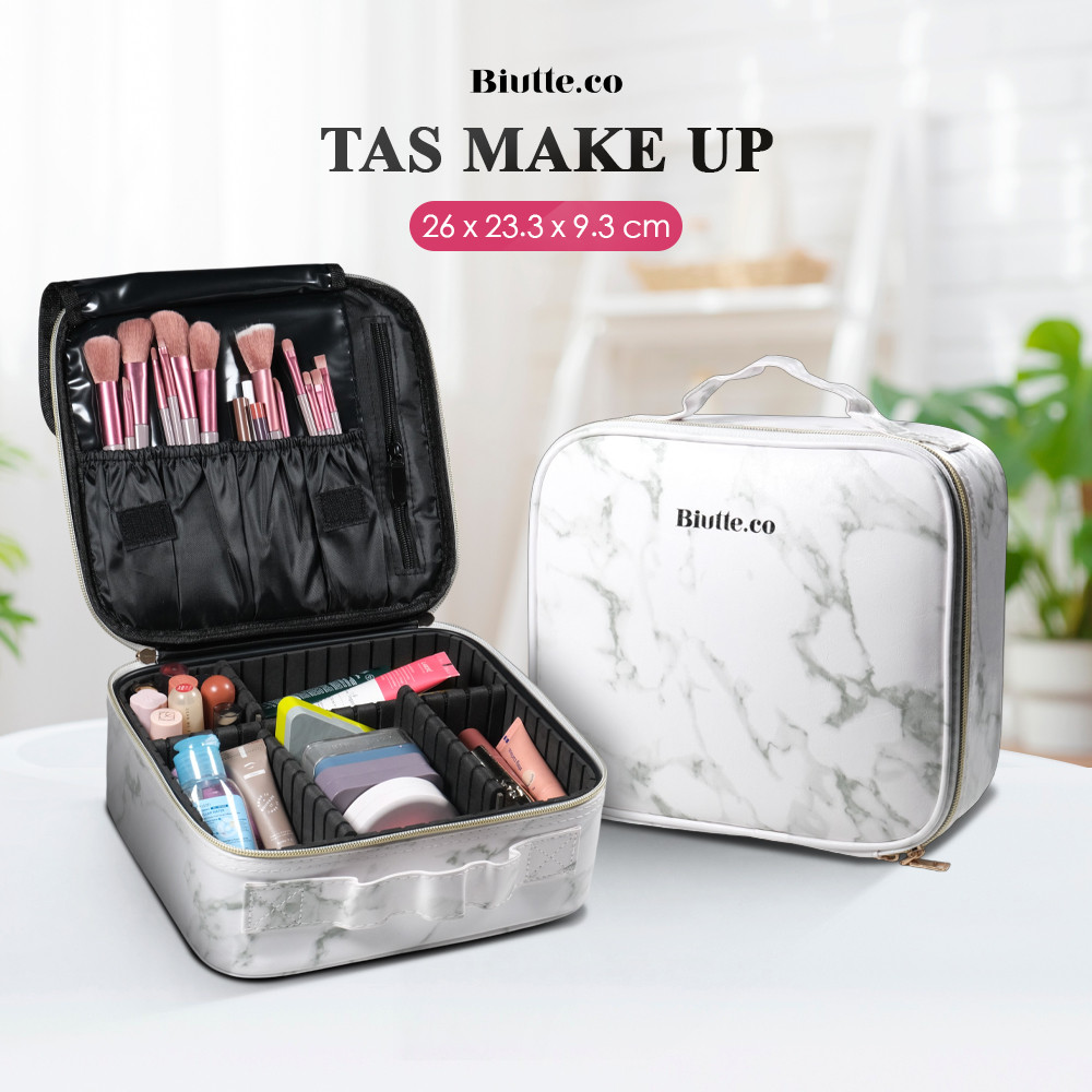 Make Up Bag กระเป๋าเครื่องสําอาง Make Up กระเป๋าเดินทางเครื่องสําอางความจุขนาดใหญ่กันน้ํา - F119