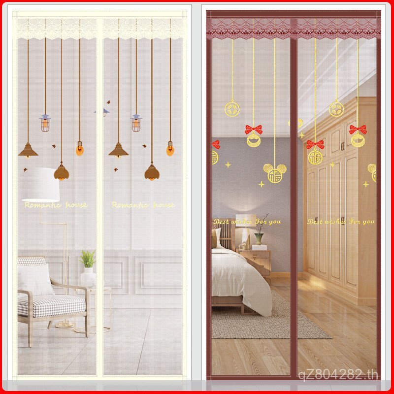 ผ้าม่าน Ximen กันยุงด้วย Velcro สำหรับติดตั้งหน้าต่างและประตูในบ้าน