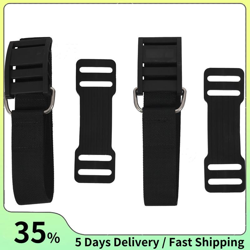 2 ชิ้นดําน้ําดําน้ําสายคล้องคอ BCD สายคล้องคอน้ําหนัก Webbing เข็มขัดหัวเข็มขัด Diver อุปกรณ์