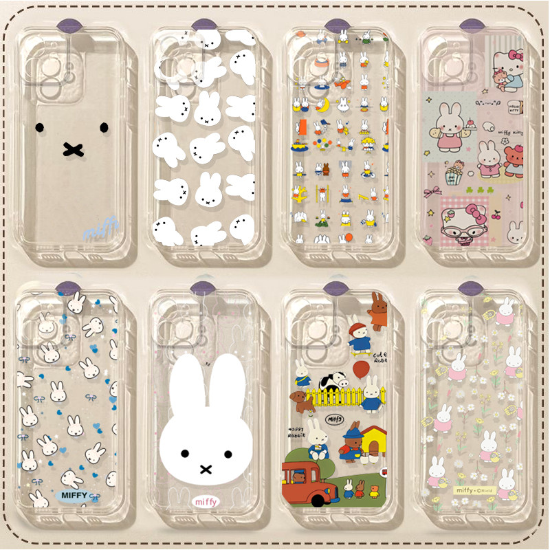 เคสโทรศัพท์สําหรับVIVO V40 V50 V60 Lite Y20 Y11S Y12S Y21 Y12A Y33T Y33S Y21S Y15S Y15A Y01 Y18 Y17S Y03 Y28S Y28S Clearการ์ตูนMiffyน่ารักการ์ตูน