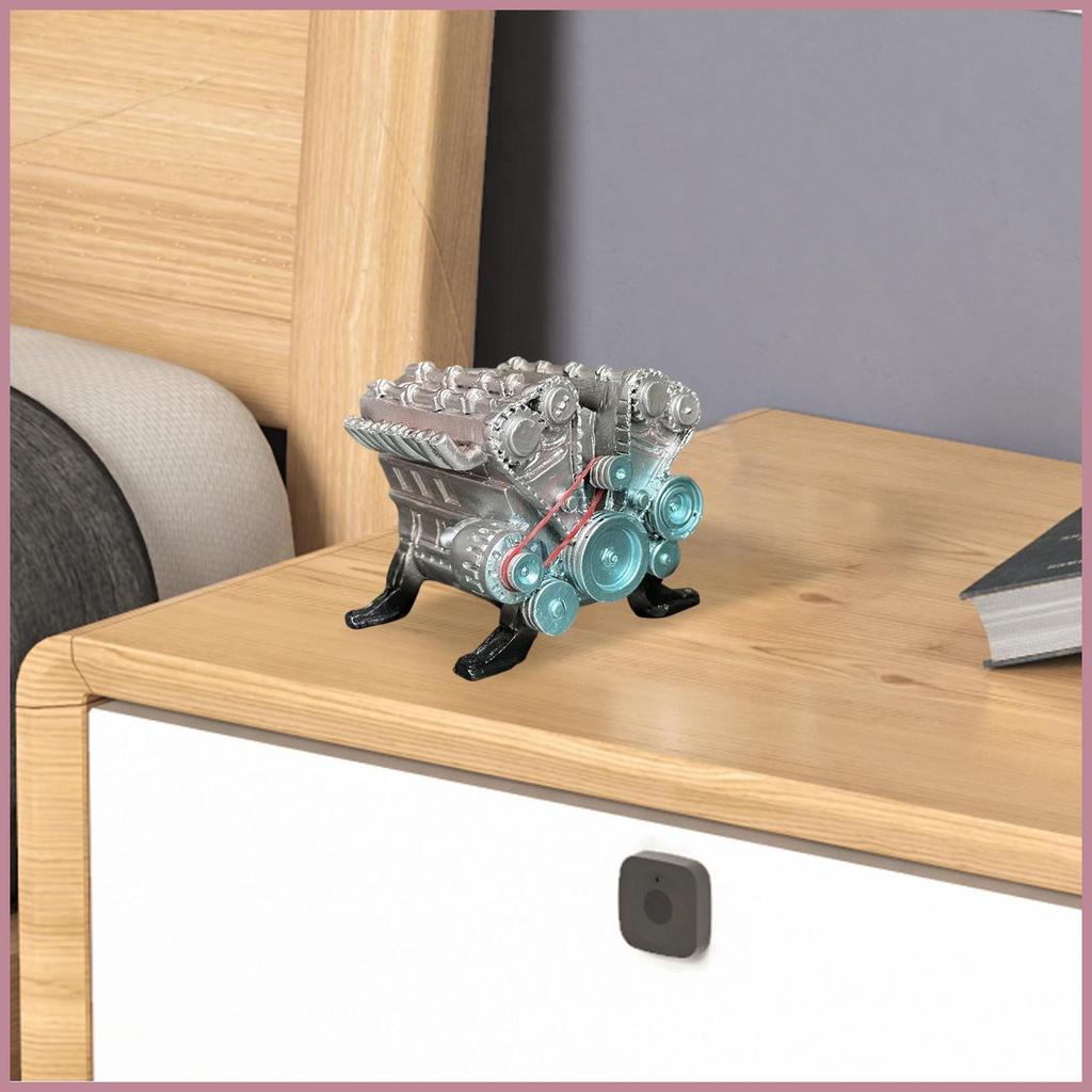 รถเครื่องยนต์รุ่นFigurineสําหรับผู้ใหญ่ขนาดเล็กของเล่นเครื่องประดับโต๊ะFigurineเรซิ่นตกแต่งบ้านประติ