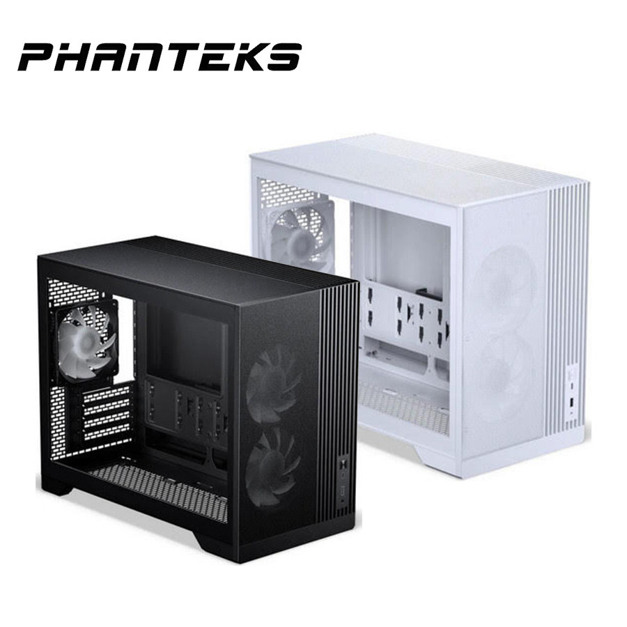 ส่งด่วน CASE PHANTEKS XT M3 TG MID-TOWER M-ATX - สีดํา / สีขาว