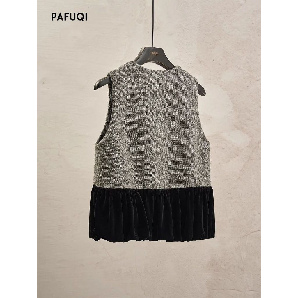 เสื้อกั๊กผ้าคลุมไหล่ผู้หญิง สไตล์เอเชีย ดูเรียบหรู เหมาะสำหรับใส่ในทุกโอกาส - รูปที่ 3