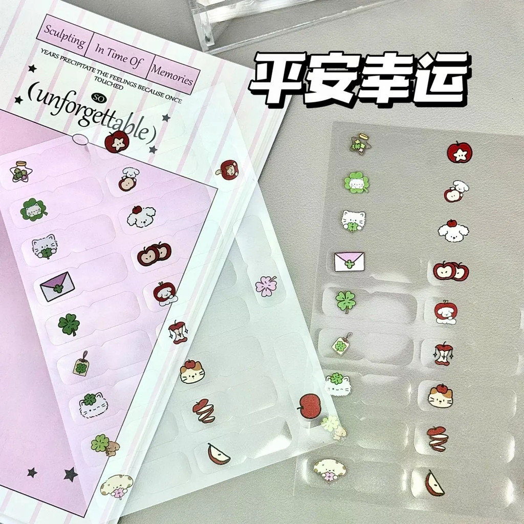 [Koo Ka]♥สติกเกอร์ดัชนีมูลค่าสูงผลิตภัณฑ์ใหม่ อิน สติกเกอร์น่ารักสไตล์เกาหลีนมใสกระดาษโน้ตวาง - รูปที่ 4