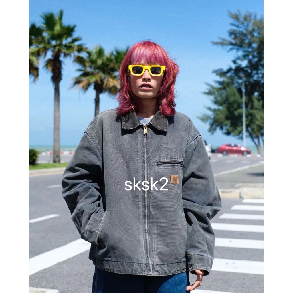 เสื้อกันหนาว Carhartt J97 สไตล์เรโทรวินเทจ แบบคาร์โก สำหรับทั้งชายและหญิง