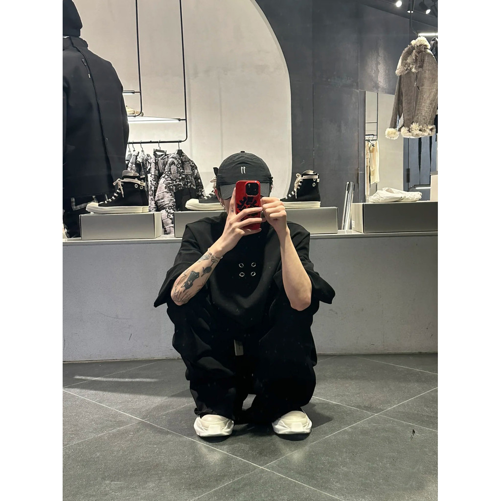 CPO Design 400g แขนสั้น คอตแครอท ไซส์หลวม เสื้อยืดผู้ชายผู้หญิง เหมาะสำหรับฤดูร้อน