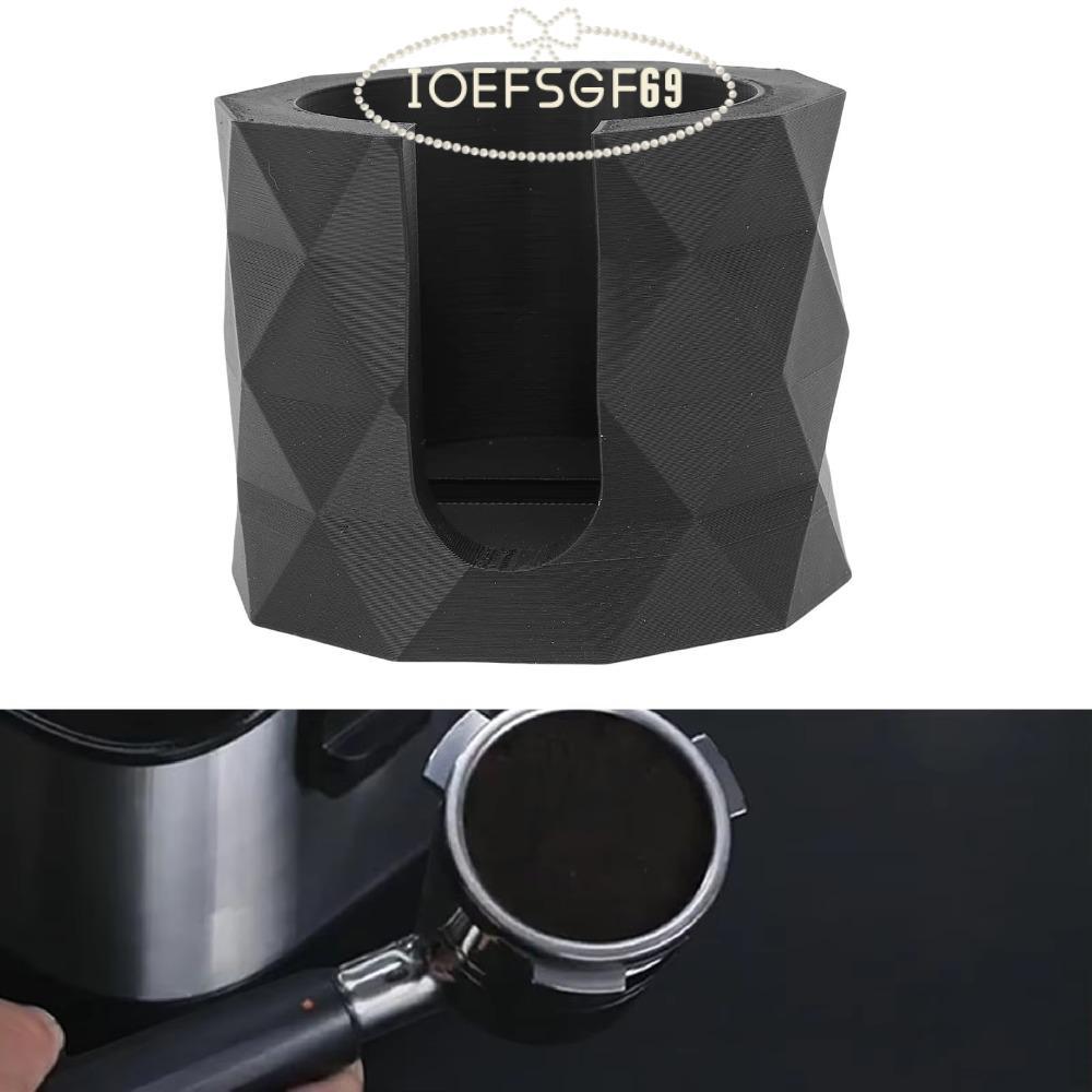 IOEFSGF69 กาแฟ Tamper ฐาน, Enhanced Tamping Stability Anti-Slip กาแฟ Tamper Holder, ทนทาน PLA ทนความ