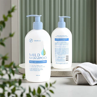 แชมพูศิริราช สูตรอ่อนโยน 200ml | บำรุงหนังศีรษะ ลดคันรังแค | ให้ผมนุ่มสลวย ดูแลอย่างอ่อนโยนทุกวัน