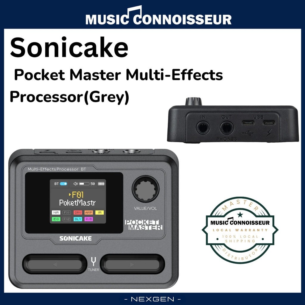 Sonicake Pocket Master MultiEffects Processor Grey