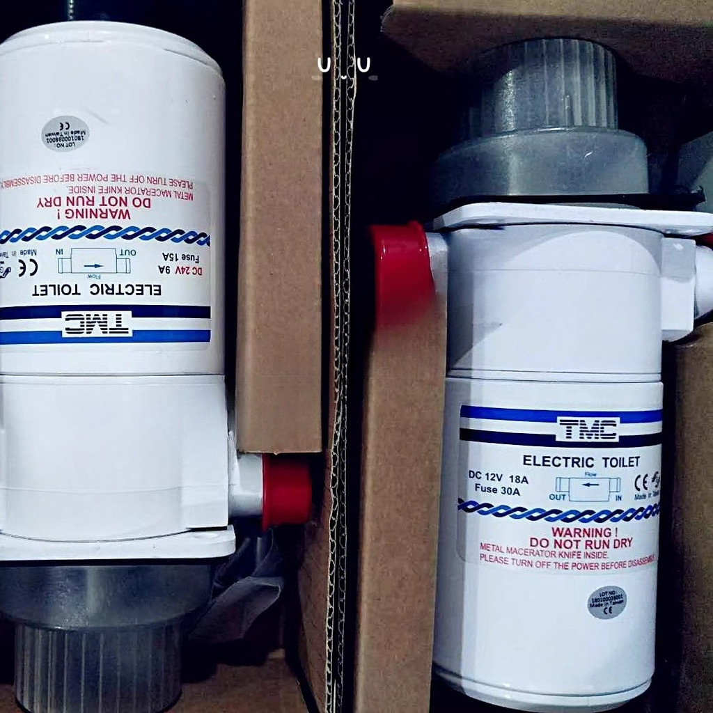 มอเตอร์ปั๊มบด TMC99907 TMC99902 สำหรับส้วมเรือยอร์ชไฟฟ้า Taiwan TMC ปั๊มส้วมอเนกประสงค์