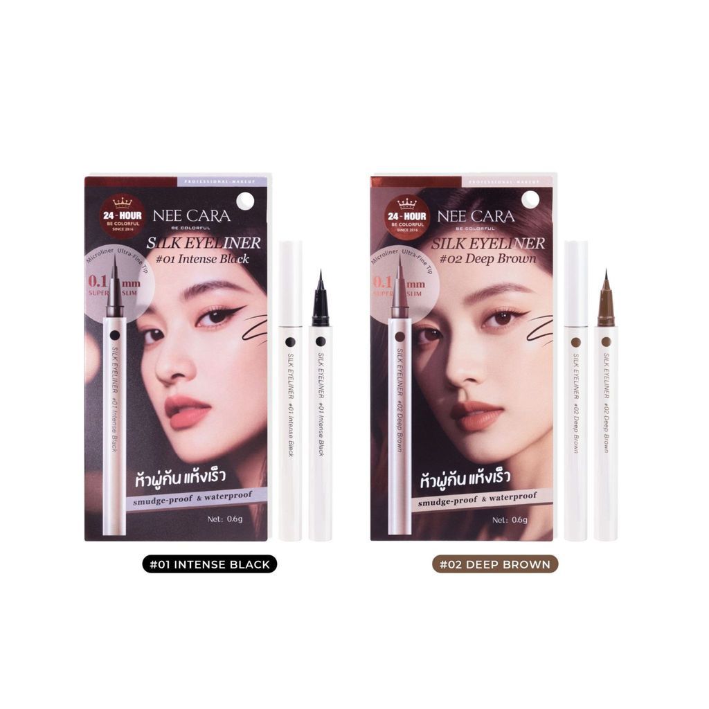 Neecara Silk Eyeliner #N413  นีคาร่า ซิลค์ อายไลเนอร์ x 1 ชิ้น svl