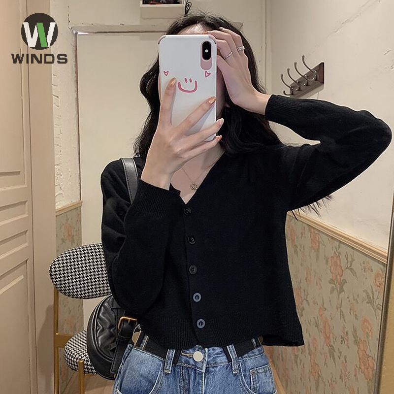 ODS V สเวตเตอร์ คอหลวมแขนยาว นุ่มสบาย สําหรับผู้หญิง