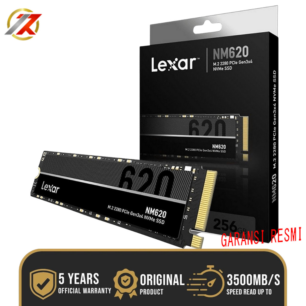LEXAR NM620 256GB PCIe 3.0 NVMe M.2 SSD
