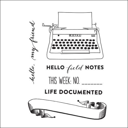 Evalious Field Notes ชุดแสตมป์ใส (สําหรับวางแผน, วารสาร, สมุดภาพ)