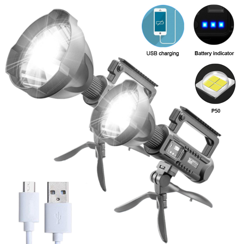 P70 และ W591 ไฟฉายพลังงานสูง พกพาสะดวก สำหรับแคมปิงและการลาดตระเวนกลางคืน