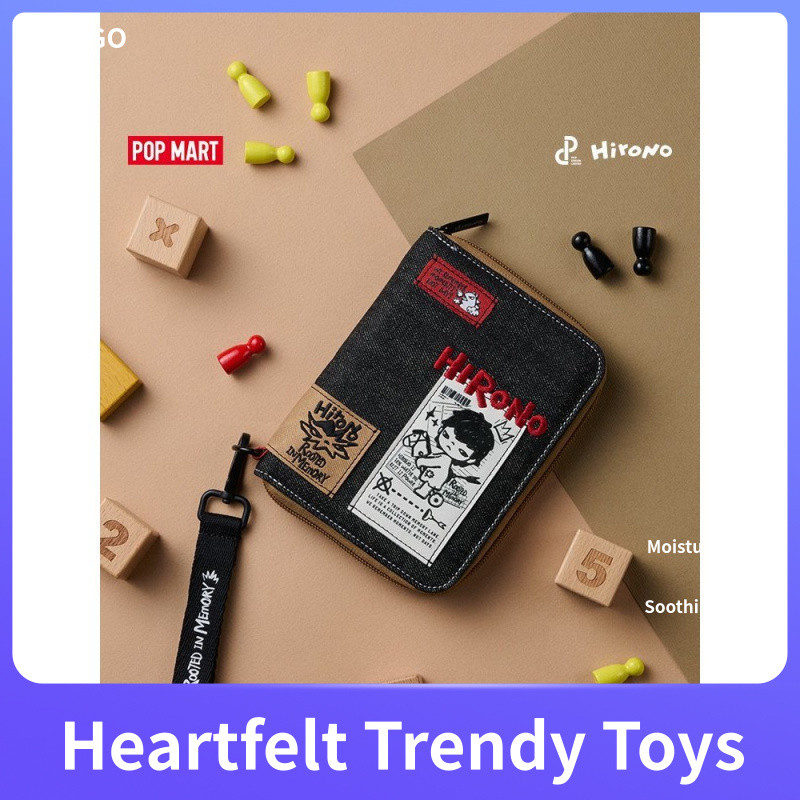 POPMART POPMART Ono Hirono Echo Series Passport Bag Travel Abroad Portable Storage Card Case