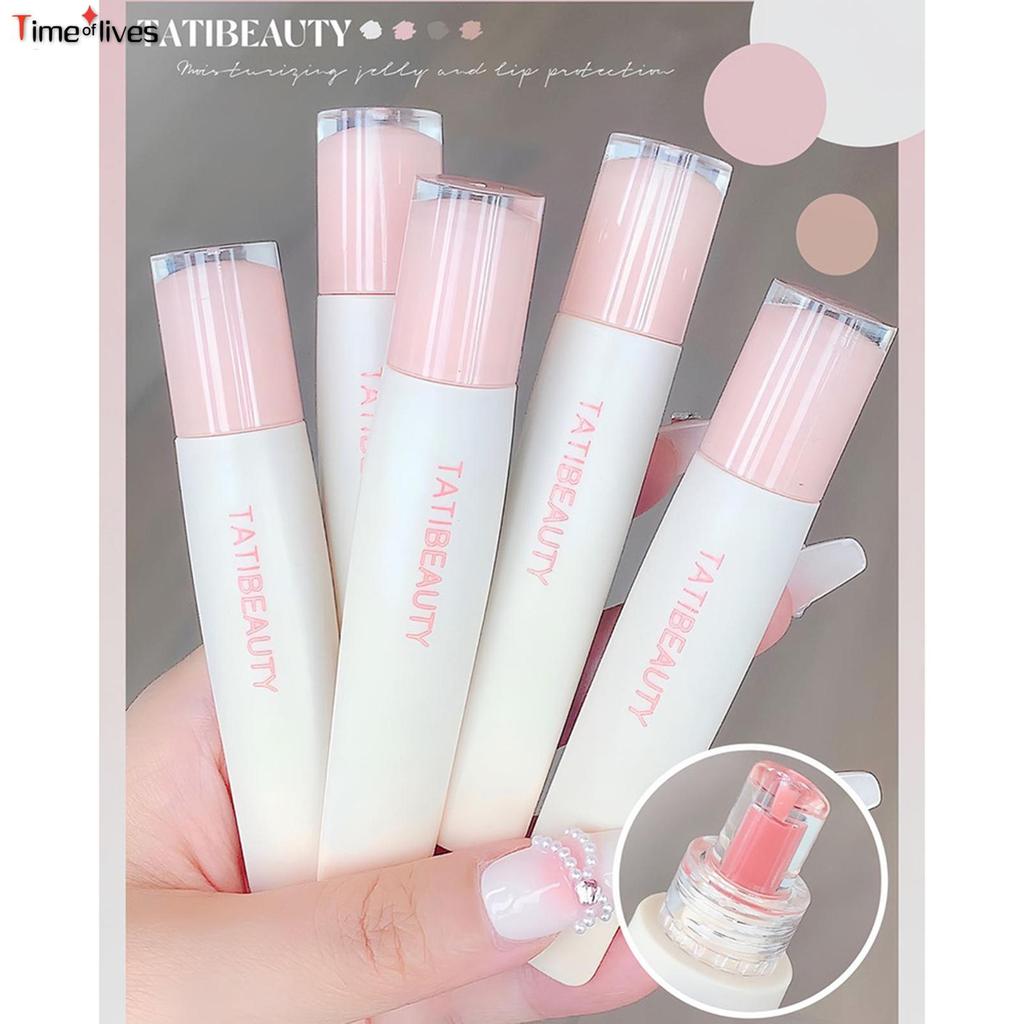 6g Glossy Lip Stain Long-Lasting Smudge-proof & Lightweight Lip Tint สําหรับแต่งหน้าลิปทุกวัน