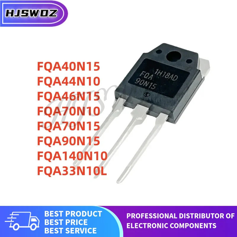 5PCS FQA33N10L FQA46N15 FQA40N15 FQA44N10 FQA140N10 FQA70N10 FQA90N15 FQA70N15 TO-3P Field Effect ทร
