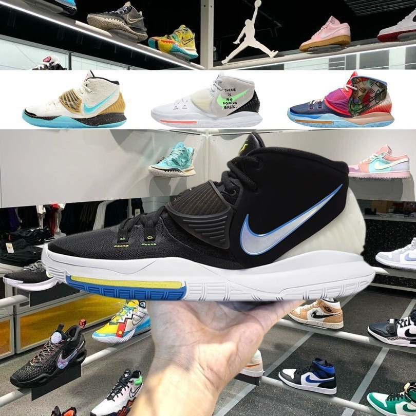 รองเท้า Kyrie 6 สีดำและขาว แบบLimited Edition Scarab City