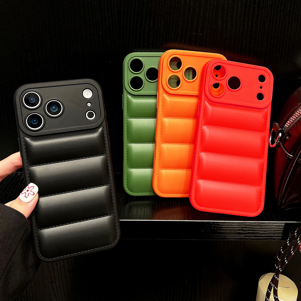 เคสโทรศัพท์ TPU แบบนุ่มสีสันสดใสพร้อมตัวป้องกันเลนส์สําหรับ iPhone 17 16 15 14 Pro Max