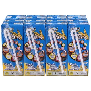 ดีมอลต์นมยูเอชทีรสมอลต์ช็อกโกแลต180มล. แพค 12 Dmalt Chocolate UHT Milk 180ml. Pack 12 [หมายเลขบาร์โค้ด 8853002316943]
