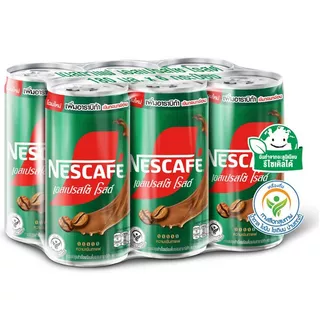 เนสกาแฟพร้อมดื่มเอสเปรสโซ 170มล. แพค 6 Nescafe Espresso 170ml. P6 [หมายเลขบาร์โค้ด 8850124003362]