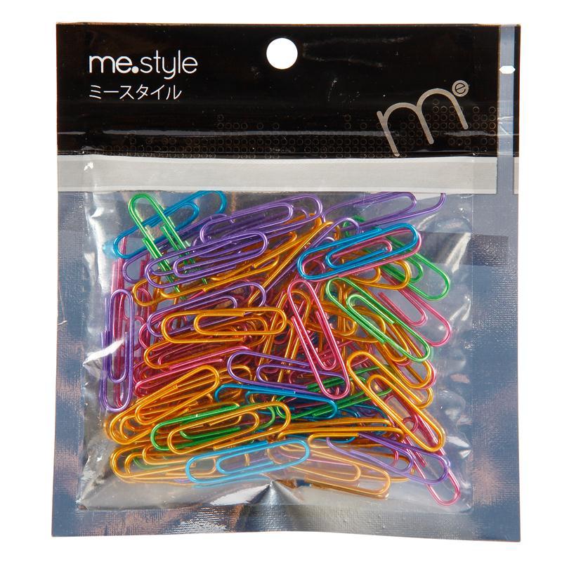 ME.STYLE ลวดเสียบกระดาษ 33 มม. รุ่น 100933 คละสีเมทัลลิค (ถุง 100 ตัว)