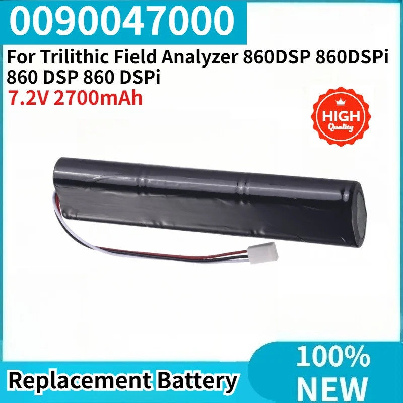 ใหม่ 100% 0090047000 คุณภาพสูงเปลี่ยนแบตเตอรี่ 7.2V 2700mAh สําหรับ Trilithic Field Analyzer 860DSP 