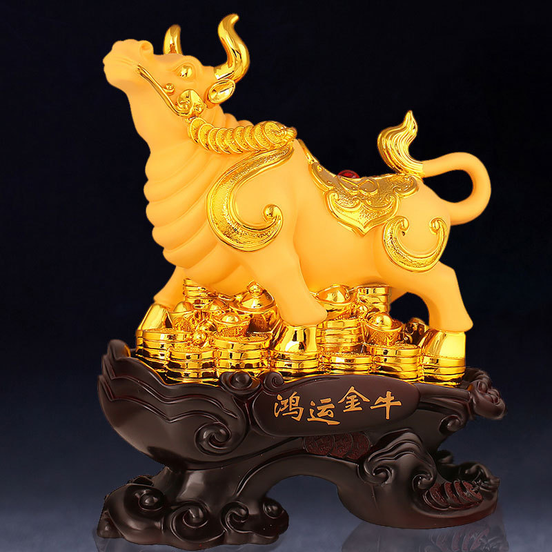 เครื่องประดับราศีพฤษภเครื่องประดับห้องนั่งเล่น Zodiac Ox โต๊ะทํางาน Bull Sky Shop เปิดของขวัญ