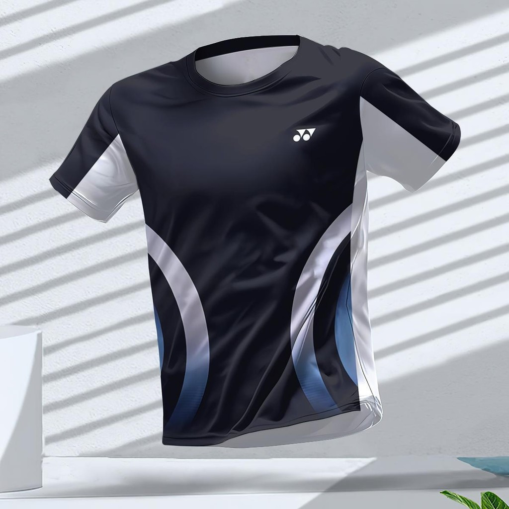 2025 Quick-Drying Yonex T สําหรับชายฤดูร้อน Dri Fit T เสื้อสําหรับชาย Breathable เทนนิสแบดมินตันเสื้อสําหรับชายแขนสั้นเสื้อยืดกีฬา