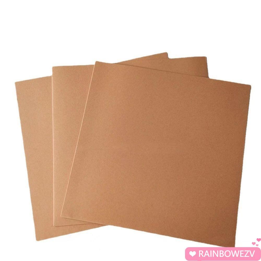 RAINBOWEZV Vinyl Records Sleeve, Resealable 12 นิ้ว LP Vinyl Record Cover, Square Record Storage Bag