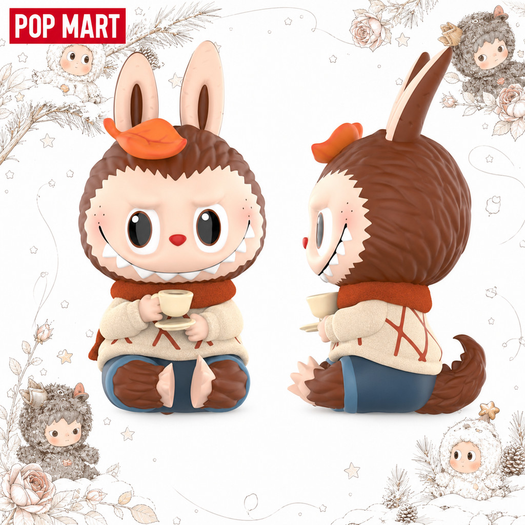 P POPMART ZIMOMO Warm Sweater ของขวัญทํามือของแท้