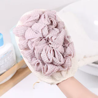 KVY 2in1 Bath Glove เควีวาย ถุงมืออาบน้ำ แบบ 2in1.