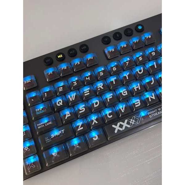 ชุดปุ่มกด G913 โปร่งแสงเข้ากันได้กับ Logitech G813/G815/G913/G915/TKL คีย์บอร์ดเกมกล