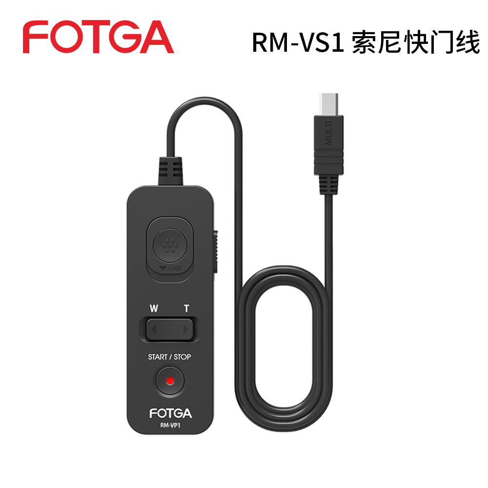 FOTGA RM-VS1 สายชัตเตอร์ Micro รีโมทคอนโทรลเดี่ยวเหมาะสําหรับ Sony RX100M5 A9 A7R3 A7M4 FX2