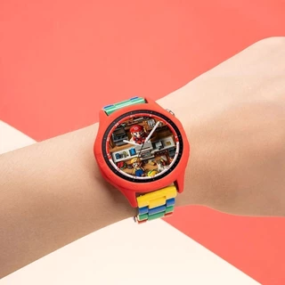 for samsung Galaxy watch 9 8 classic 9 8 7 6 5 4 Ultra2 40/44 mmสายนาฬิกาเลโก้, พิเศษ อุปกรณ์เสริมวง